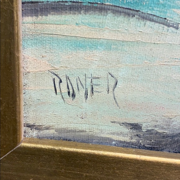 Vintage Original Signed Fred Roner Oil Painting - Picture 5 of 7